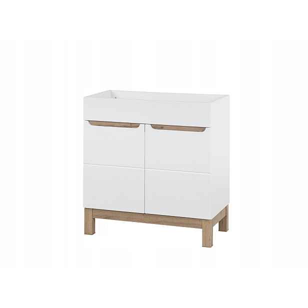 Szafka pod umywalkę 80 cm Bali White