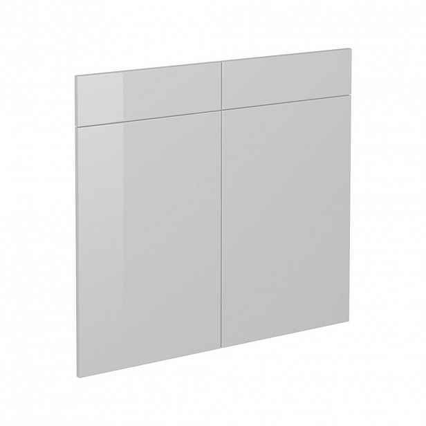 Vicco KUCHYŇSKÁ DVÍŘKA R-Line Bílá vysoký lesk 79.2 x 70.8 cm nábytková čela pro spodní skříňku se zásuvkami