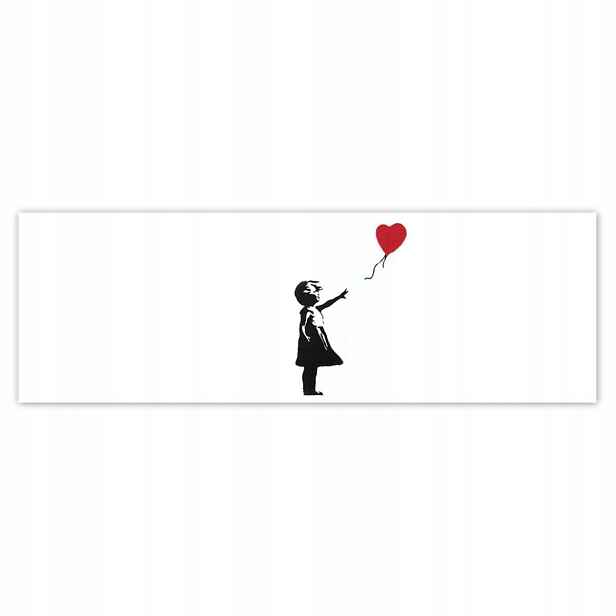 Plakáty 200x66 Dívka Balónek Banksy