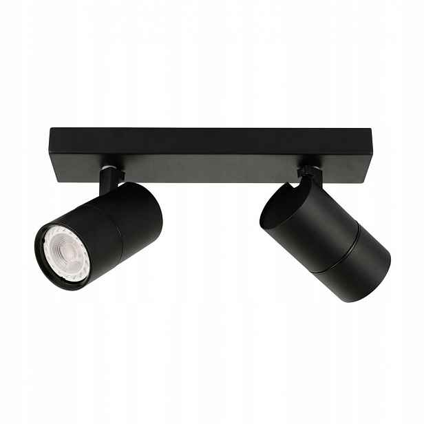 Laconi Stropní Svítidlo Černá Moderní 2 nastavitelné reflektory 2xGU10 35W
