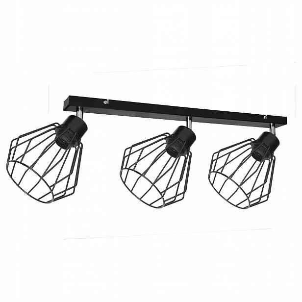 Nástěnný strop Pino 3P max. 3x60W E27 černý