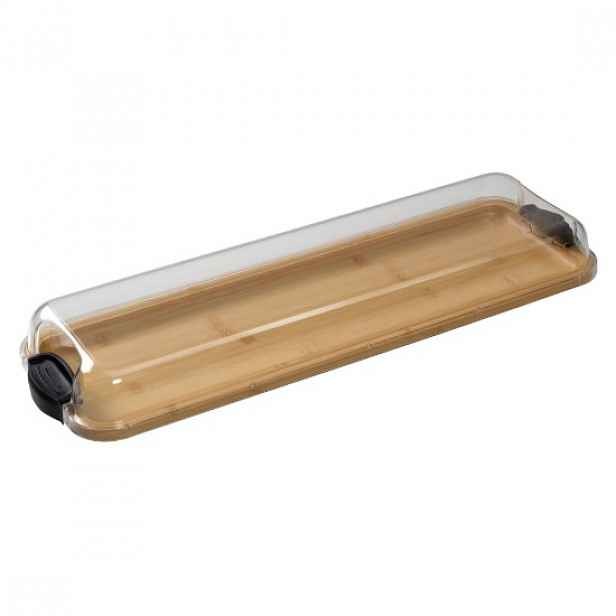 Servírovací talíř s víkem, bambus, 17x56 cm - Farberware