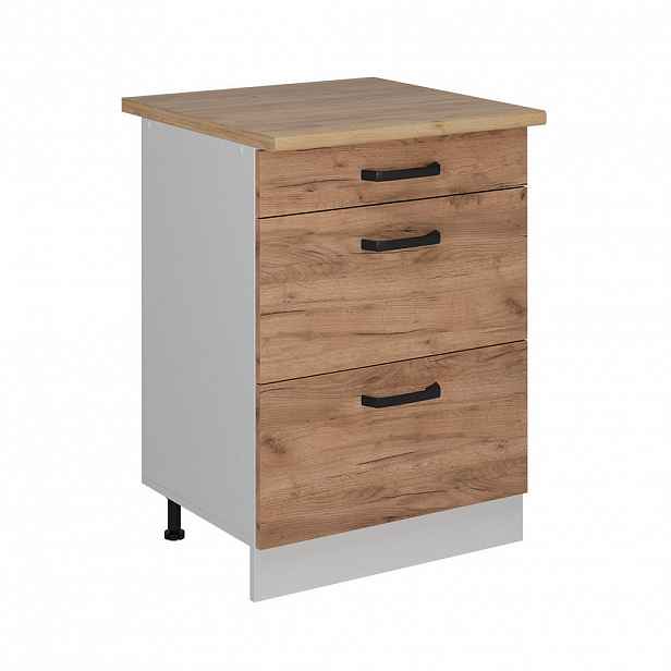 Vicco SPODNÍ SKŘÍŇKA KUCHYŇSKÉ LINKY R-Line Zlatý mocný dub 60 cm PD Dub