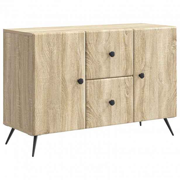 vidaXL Servírovací skříň Dub sonoma 89 x 34,5 x 60 cm Kompozitní dřevo