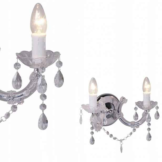 Nástěnná lampa svícen Magnolie bílá pro E14 RLB94016-2A Zuma Line