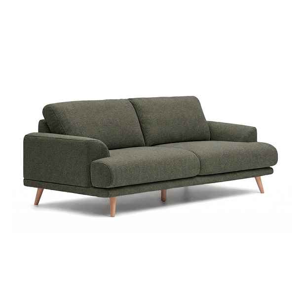Tmavě zelená žinylková pohovka 228 cm Karin – Kave Home