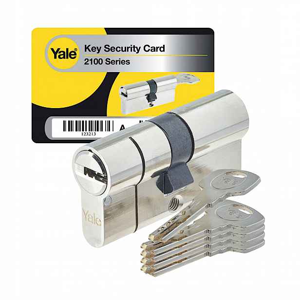 vložka Yale 2100 45/50 nikl 6.D