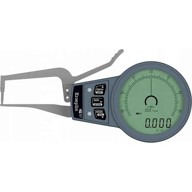 Analogové posuvné měřítko Kroplin 4053569817127 15 mm