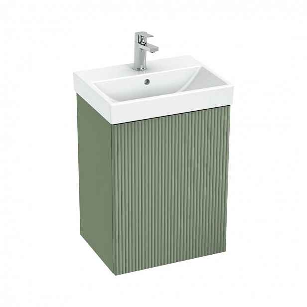 Jika Cubito Style - Umyvadlová skříňka, 43x57x33 cm, 1 dvířka, zelená mint H40J4451023541