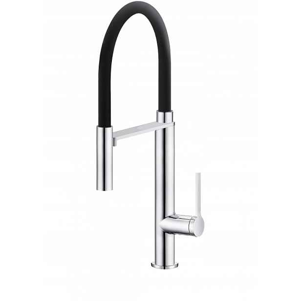 Kuchyňská baterie s flexibilním ramínkem, moderní chrom Nett GH-48