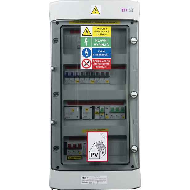 Rozvodnice AC pro hybridní měniče ETI RPO-H25-SM IP 65 pro GoodWe/Growatt/Solax