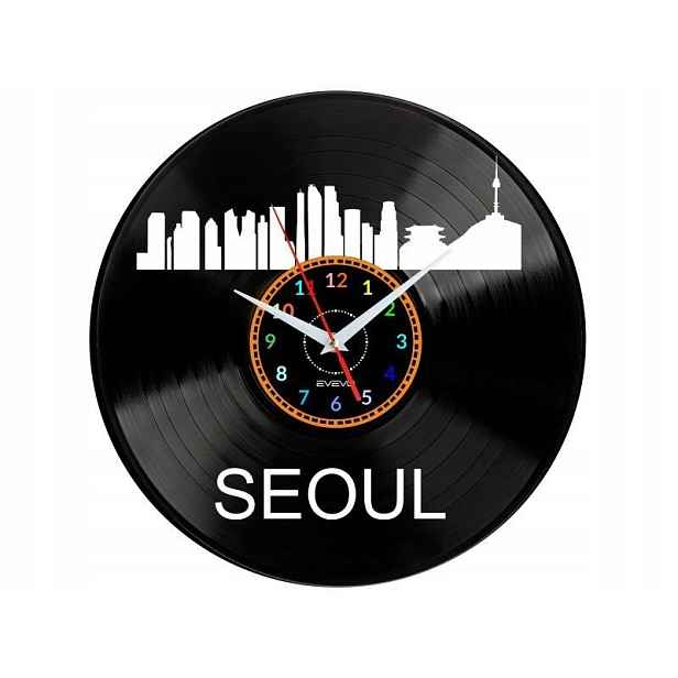 Soul Dárek Originální dekorace do domu Hodiny z vinylové desky