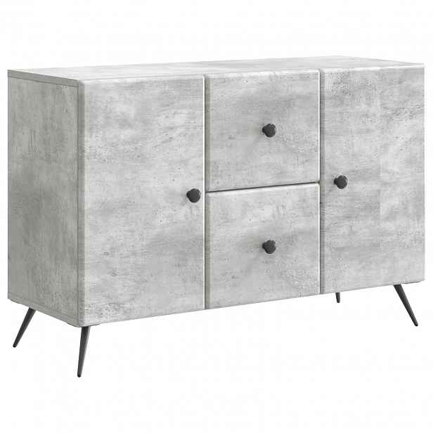 vidaXL Servírovací skříň Betonově šedá 89 x 34,5 x 60 cm