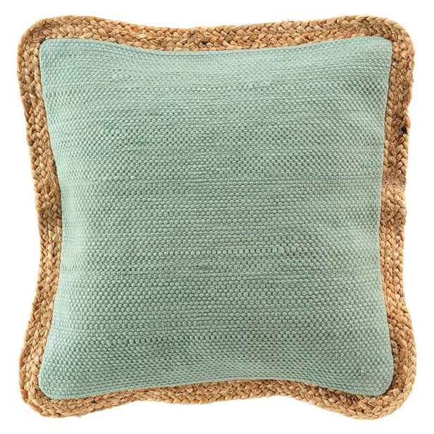 Dekorační polštář s příměsí juty 45x45 cm Akina – douceur d'intérieur