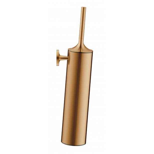 Duravit Starck T - WC štětka nástěnná s držákem, kartáčovaný bronz 0099460400
