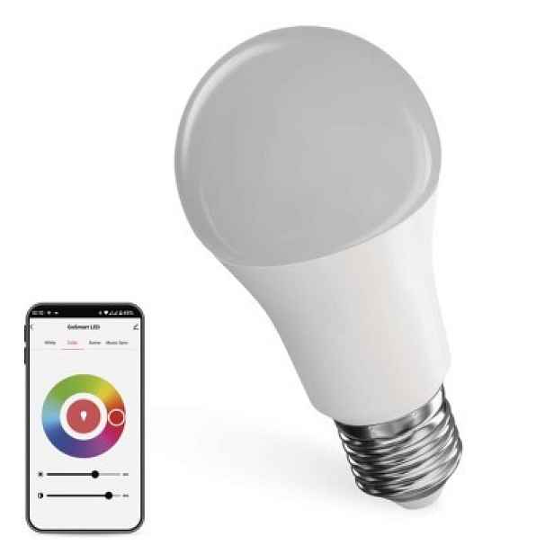EMOS Chytrá žárovka GoSmart LED E27 9W 230V ZigBee RGB stmívatelná