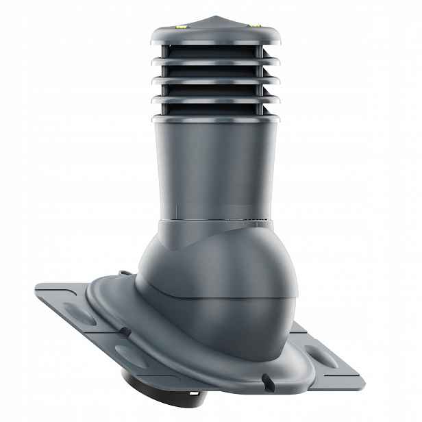 Neizolovaný Větrací komín Smart 150 mm Univerzální Antracit 7016