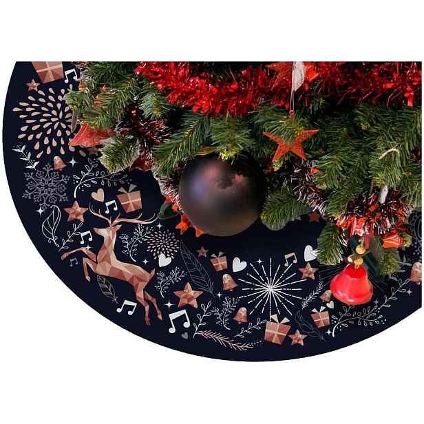Podložka pod vánoční stromeček s pozadím pro dárky 100 cm