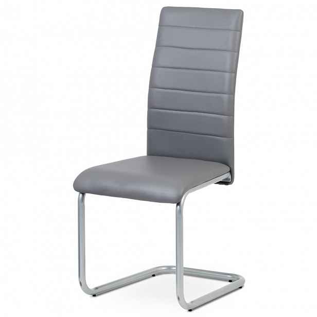 Jídelní židle GREY, šedá/šedý lak