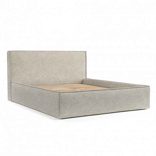 Maison de Reve ČALOUNĚNÁ POSTEL Lounge, 140/200 cm, béžovošedá