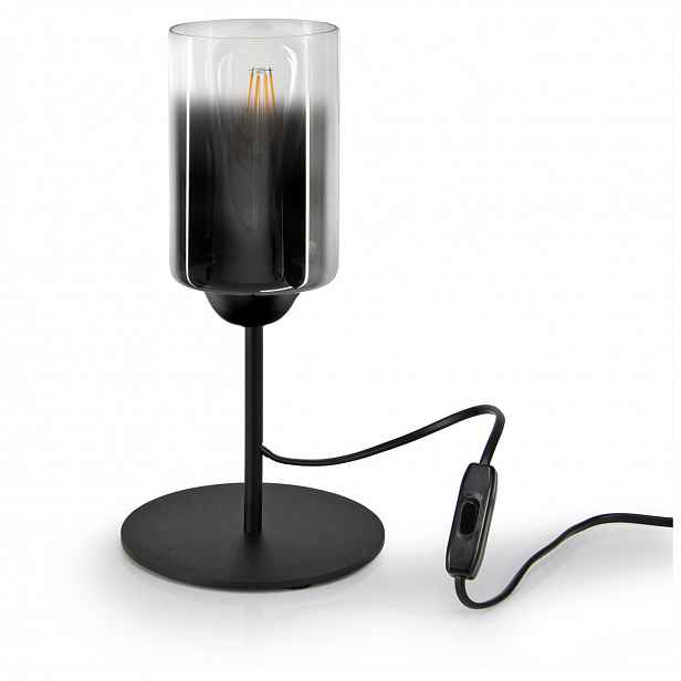 Noční Lampa Dekorativní tuba Grafit Transparent