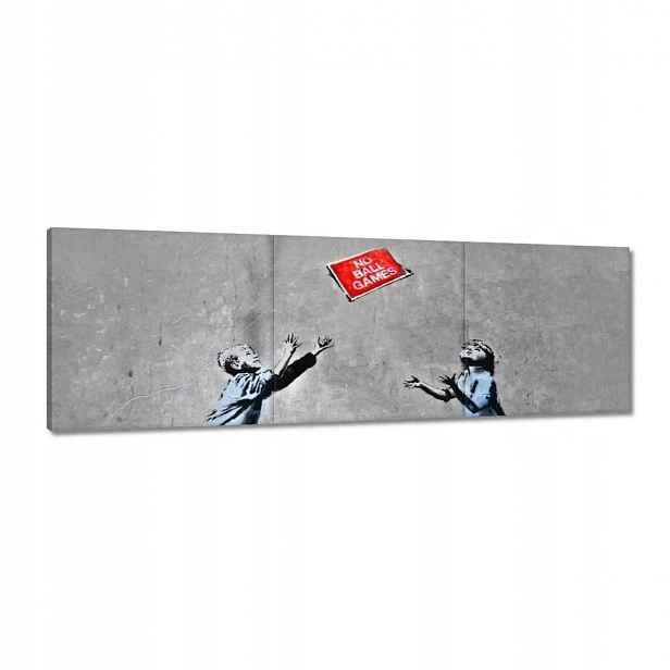 Obrazy 150x50 Banksy No Ball Games