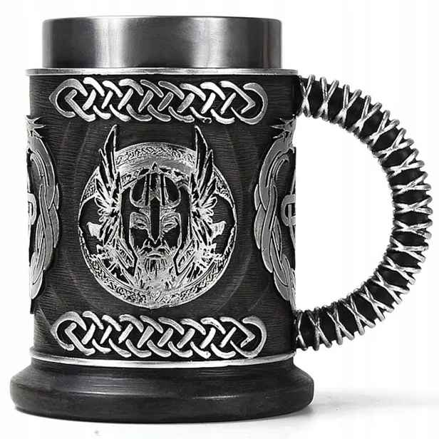 Pivní Sklenice Na Pivo 500 ml Thor Odin Kladivo Wiking Velkétaty 0.5 ml Severská Karčma