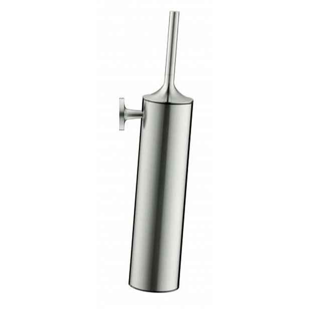 Duravit Starck T - WC štětka nástěnná s držákem, kartáčovaný nerez 0099467000