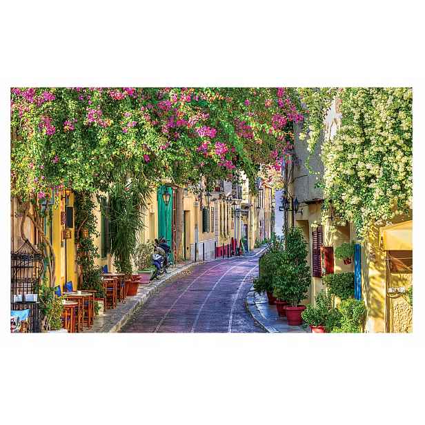 Fototapeta Toskánská Ulička 3D Květiny Do Ložnice Obývacího Pokoje Tapeta 368x254