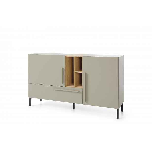 Komoda Sergio SE6 Barva korpusu + barva dveří: Eukaliptus / Dub Baltic Dune