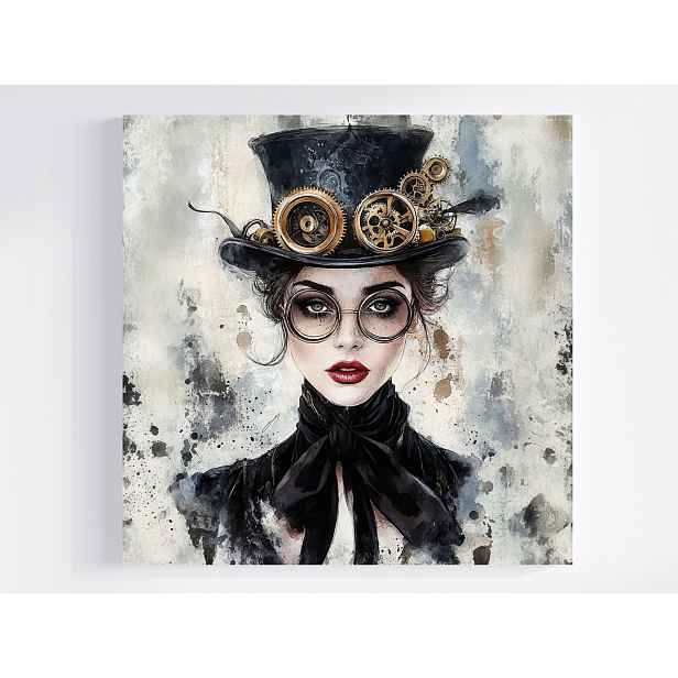 Obraz Na Plátně Canvas Žena Dívka Industrial Steampunk 50x50
