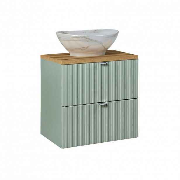 Petits-meubles UMYVADLO 60.4cm Jade Zelená a dřevo