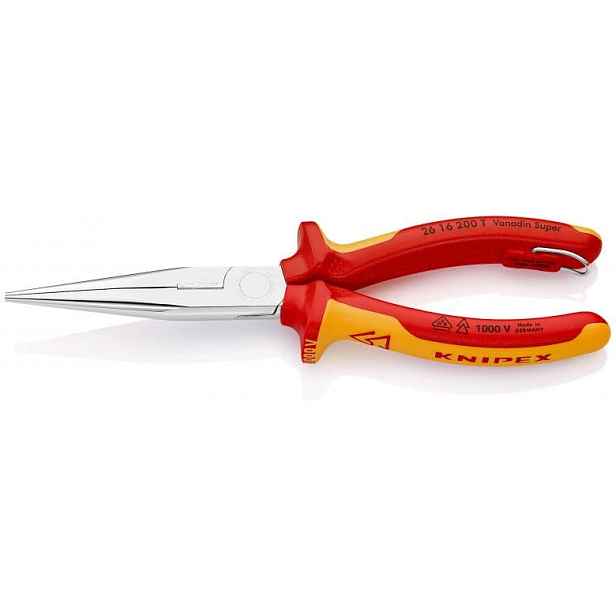 půlkulaté štípací kleště, ohnuté, 200 mm, Vde, Knipex [26 16 200 T]
