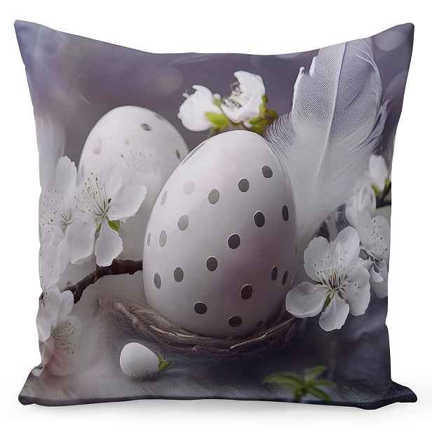 Velikonoční povlak na polštář EASTER EGGS I. 40x40 cm Mybesthome
