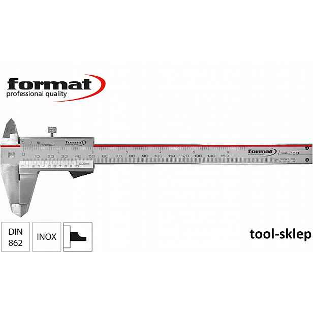 Analogové posuvné měřítko Format 8580200 200 mm