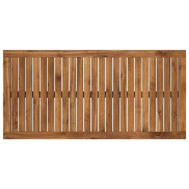 vidaXL Deska stolu 100,5 x 49 x 2 cm Obdélníkový Masivní akátové dřevo