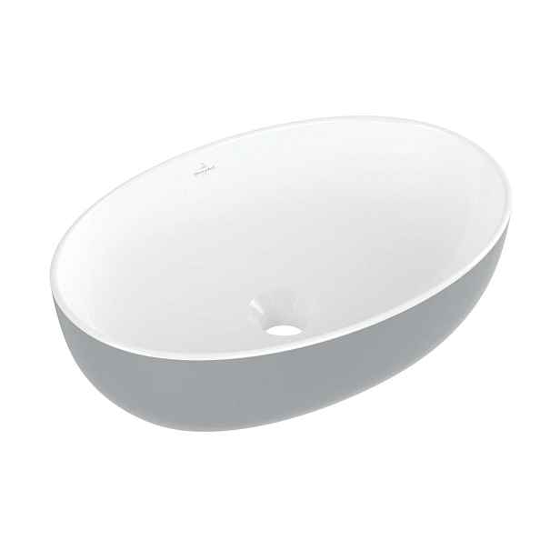 Villeroy & Boch Artis - Umyvadlo na desku, 49x33 cm, bez přepadu, bez otvoru pro baterii, French Linen 438848BCT7