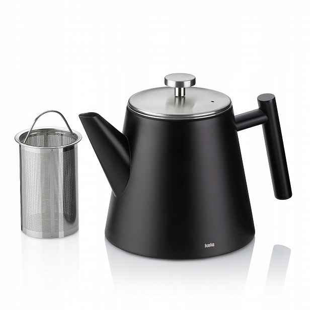 Konvička Kela Moidena Black inox 1L na čaj