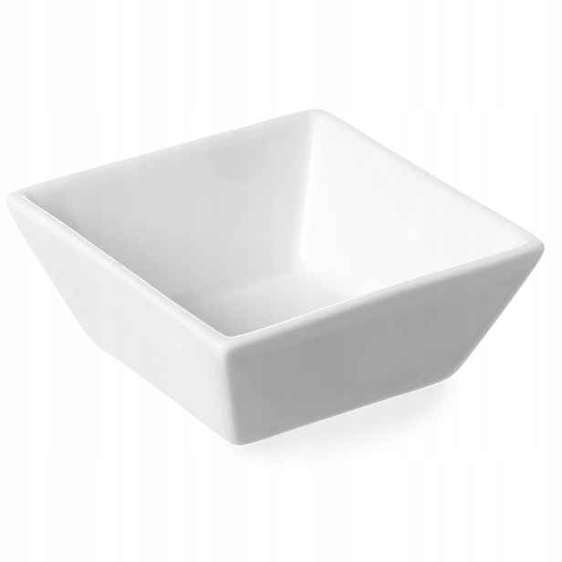 Miska na svačinu Cuadrado Tapas Mini porcelánová sada 6 Ks Hendi 78