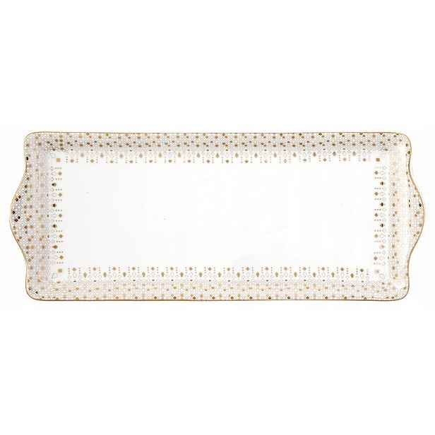 Miska Talíř Podnos Paterka Podzimní teplé barvy minimalismus 35x15 cm