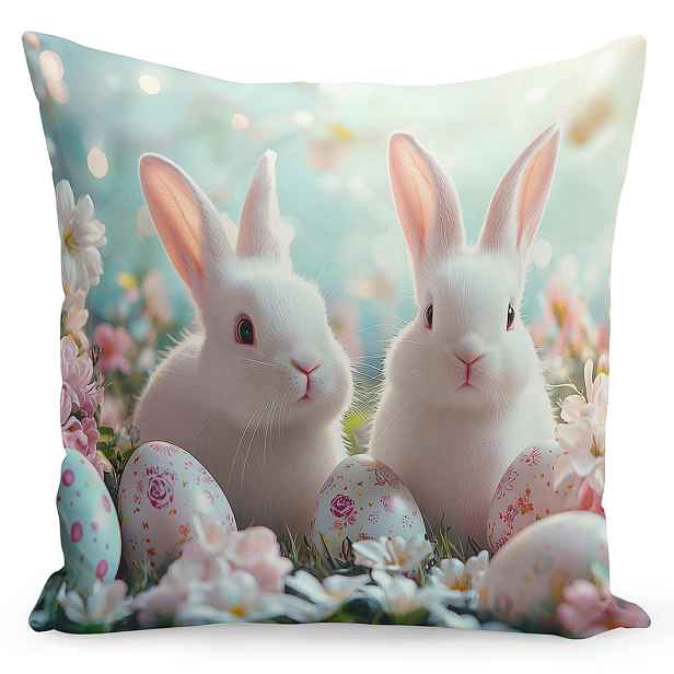 Velikonoční povlak na polštář EASTER BUNNY VII. 40x40 cm Mybesthome