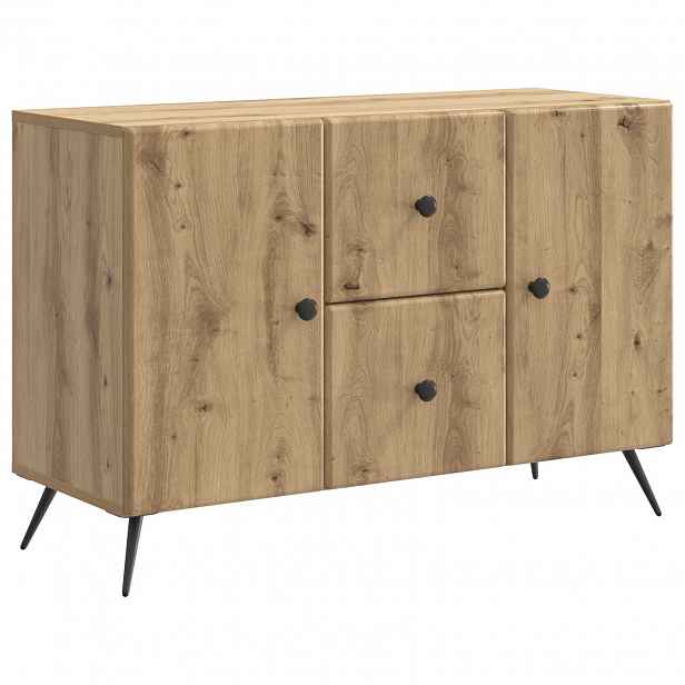 vidaXL Servírovací skříň Dub artisan 89 x 34,5 x 60 cm