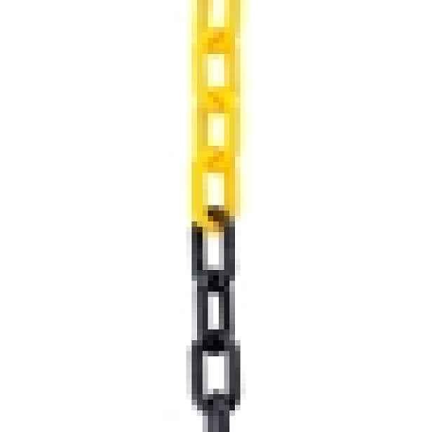 ADOBY Řetěz plastový 6mm žluto-černý