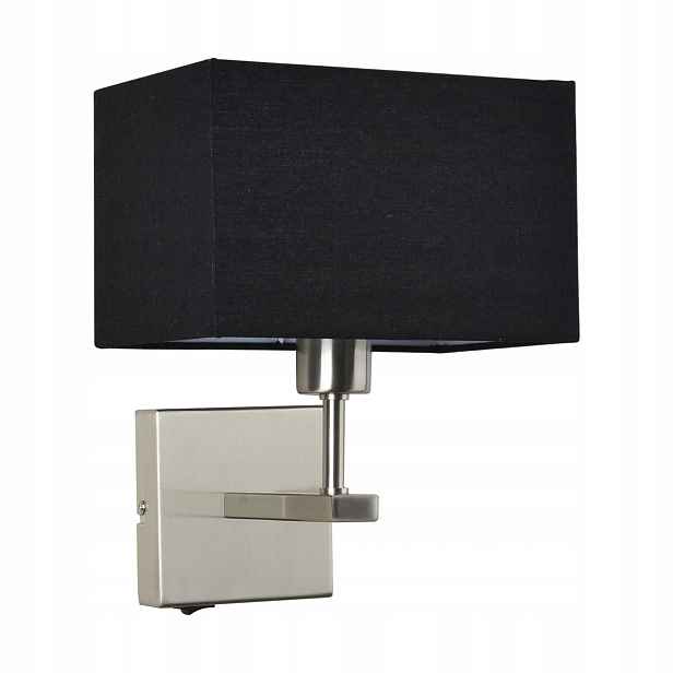 Italux Nástěnné svítidlo Norte Led Nikl 1xE27 60W stmívatelné