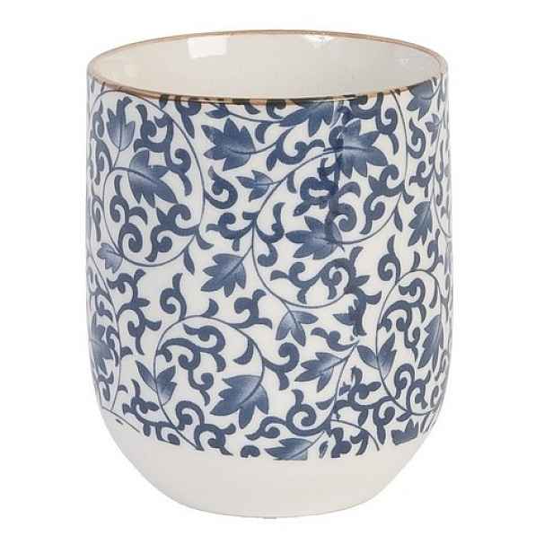 Kalíšek na čaj modrý -pr 6*8 cm Clayre & Eef