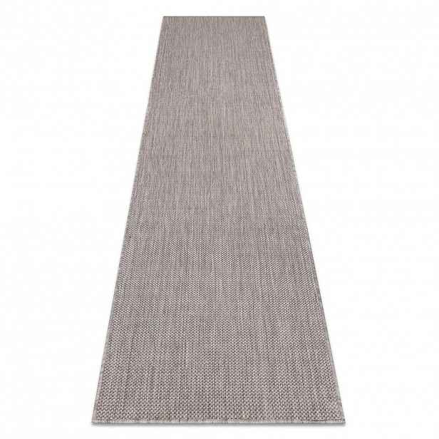 rugsX KOBEREC, běhoun SISAL SION A5165A Melanž ploché tkaní béžová 70/300 cm