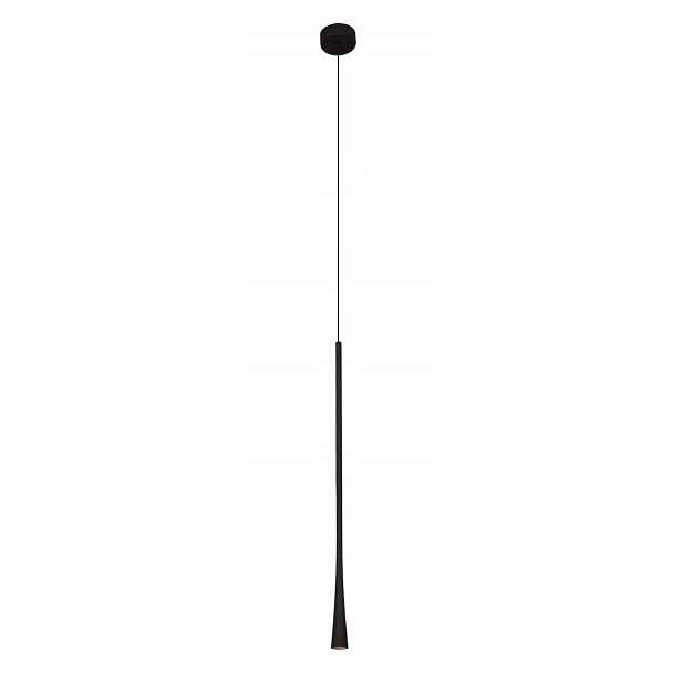 Závěsná Led lampa industriální minimalistická černá tuba 60 cm Maxlight