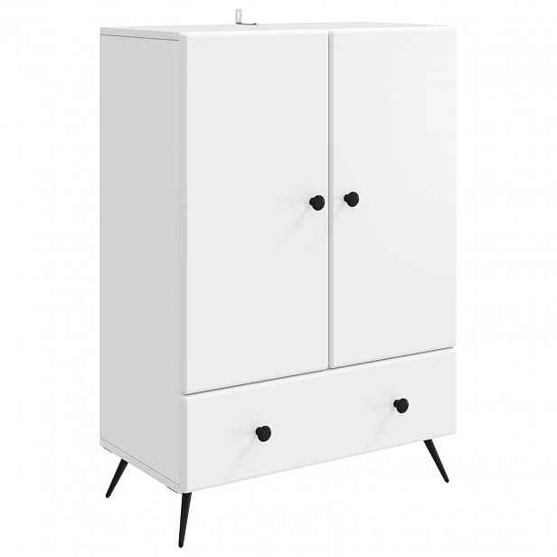 vidaXL Servírovací skříň Bílá 66 x 34,5 x 95 cm Kompozitní dřevo