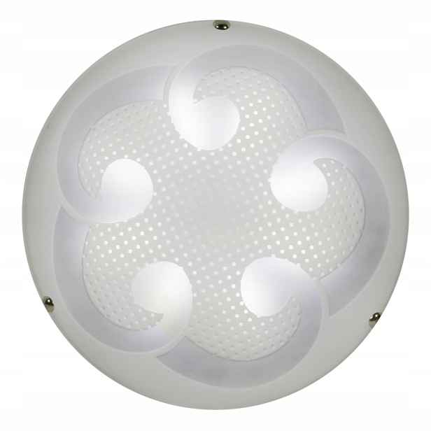 Moderní Skleněný Stropní Svítidlo 30 cm 1X10W Led Studený