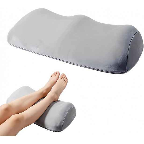 Polštář Pod Kolena Z Paměťové Pěny Pro Zvedání Nohou, Šedá, Ergonomická